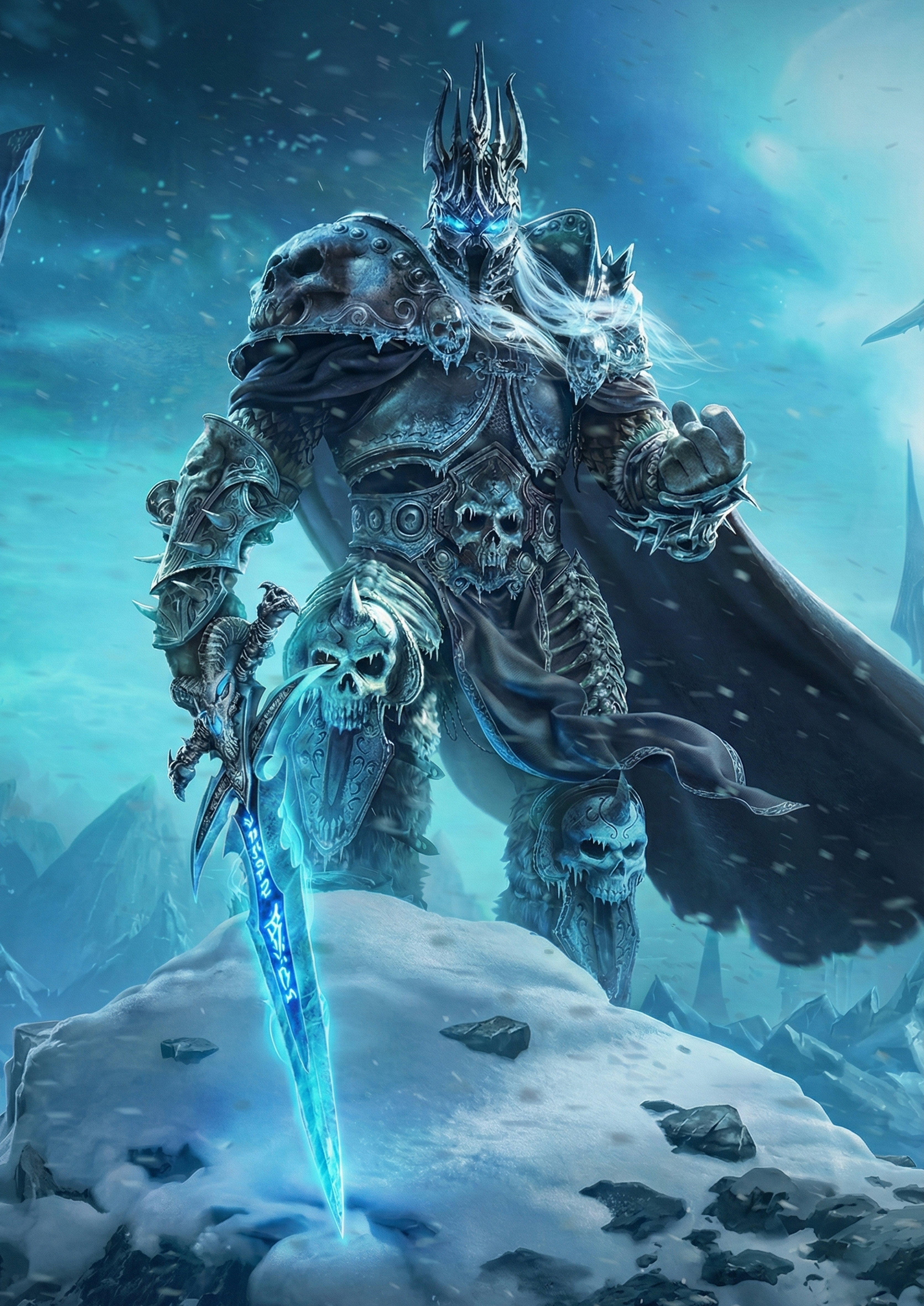 Lich King metal poster artwork